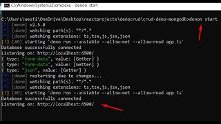 Build a Deno.js Oak CRUD REST API in Browser Using MongoDB in TypeScript & Test Using Postman