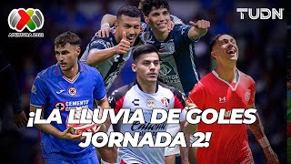 ¡La lluvia de goles en la jornada 2! 🔥 Liga Mx Apertura 2022 | Presentado por Autozone | TUDN