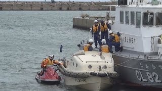 常陸那珂港区で大規模津波・地震防災総合訓練