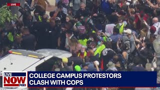 Live: College campus protests, Israel-Hamas war, aid packages approved | LiveNOW from FOX