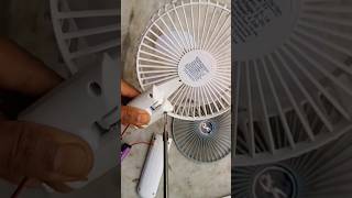 Emergency Fan Repairing 😎#repairing #experiment #usbfan #smartgadgets #smartproducts #fan