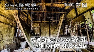 【ちょっと怖いラスト30秒視聴注意】【廃神社】笠岡市　笠岡「雰囲気ありまくりの廃神社　昼間のロケで良かったね」