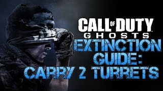 COD Ghosts Extinction Guide - Carry Two Different Turrets at Once