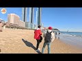 haeundae beach busan south korea walking tour