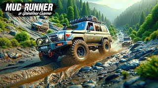 Realistic Simulation - TOYOTA LAND CRUISER J70 Offroad Drive Adventure| Mudrunner