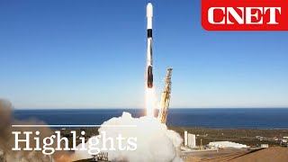 SpaceX Falcon 9 Rocket Launch (With 49 Satellites)