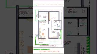 25x40 house design | 20 by 40 house design #housedesign #homedesign #smallhouse #shorts #dreamhome