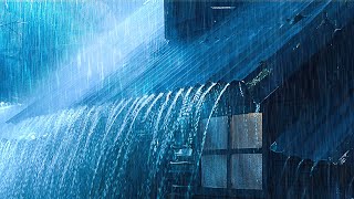 Super Heavy Rain To Sleep Immediately - Heavy Rain Sounds for Sleeping - Thunderstorm Rain Sounds