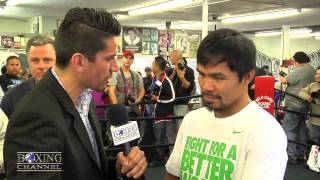 Manny Pacquiao "I proved w/ Rios I'm not old; Now I have to confirm it"