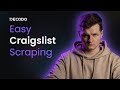 How to Scrape Craigslist With Python: Jobs, Housing, For Sale Listings