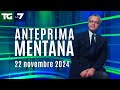 L'anteprima di Mentana del Tg La7 del 22 novembre 2024