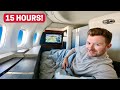 First Class On World's Longest 747 Flight