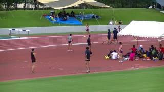 近江高校男子陸上競技部　陸協記録会　中川・金村４００ｍ　2017.8.5