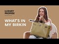 What's in My Birkin with Grace I what fits I Luxury Promise