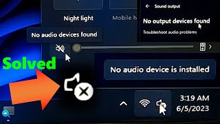 How to Fix No Output Device Found Error in Windows