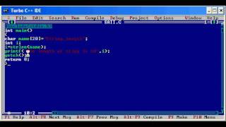 C Programming-38-Sting functions strcpy strlen