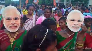 BJP ROAD SHOW//BHUBANESWAR ODISHA//SANTALI TRADITIONAL VIDEO @rajgalofficial