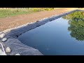 Новый пруд для нимфей из epdm мембраны polygomma pond liners. Бутилкаучиковая пленка для водоема