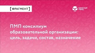 ПМП консилиум образовательной организации: цель, задачи, состав, назначение.