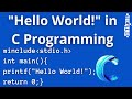 Hello World in C Programming in Detail | Learn to Code in a Simple way | Tec4Tric