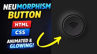 Neumorphism Toggle Button Using HTML & CSS | Animated Checkbox Button