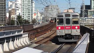 【非軽量車最終編成】東急8630F急行中央林間行き　二子新地駅通過