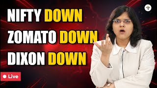 Why were ZOMATO and DIXON down? | NIFTY Levels | CA Rachana Ranade