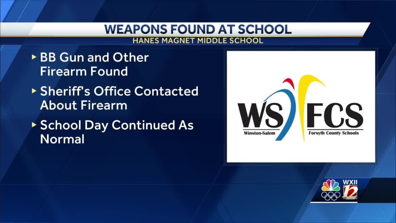 BB Gun, Firearm Confiscated From Middle School Students, Principal Says ...