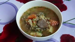 Mashkhurda soup with vegetables//Суп Машхурда с овощами