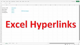 How To Create A Hyperlink In Excel 3 Most Common Types Of Hyperlinks How To Create A Hyperlink In Excel 3 Most Common Types Of Hyperlinks