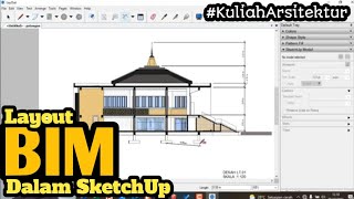 BIM dalam LayOut SketchUp