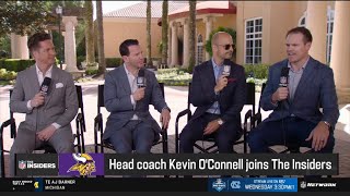 Vikings HC Kevin O'Connell joins The Insiders to talk Justin Jefferson's future,