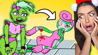 MOMMY LONG LEGS turns into A ZOMBIE!? (ZOMBIE CHICA BIT HER!)