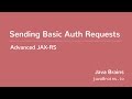 Advanced JAX-RS 23 - Sending Basic Auth Requests