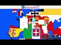 speed art europe map 1869