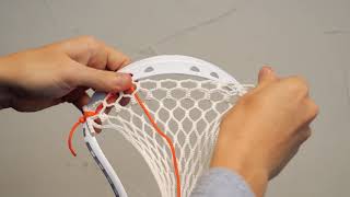 How To String A Topstring On A Lacrosse Stick - The Powell Pocket Tutorial
