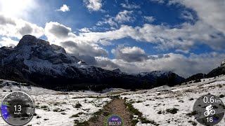 30 minute MTB Indoor Cycling Workout Plätzwiese Dolomites Italy Garmin 4K Video