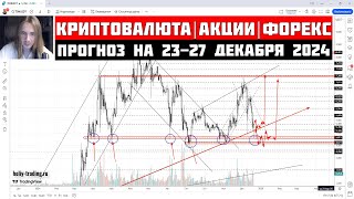 Прогноз Криптовалюты, Акций, Форекс на 23 — 27 декабря 2024