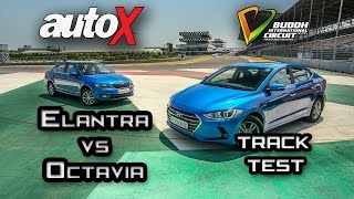 2017 Hyundai Elantra vs Skoda Octavia Review | Track Test | autoX