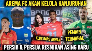 Fantastis‼️Segini Biaya Transfer Persebaya🐊Persib \u0026 Persija Resmikan Pemain🔥Arema Kelola Kanjuruhan🦁