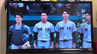 【慶應優勝】甲子園105回大会　優勝シーン