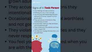 Signs of a toxic person #shorts #toxicpeople