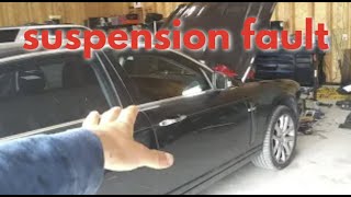 jaguar xj8 suspension fault