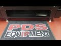 PDS Equipment UV Metallics acrylic, glass leather.