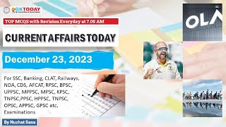 23 DECEMBER 2023 Current Affairs by GK Today | GKTODAY Current Affairs - 2023