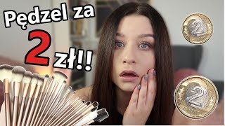 Test NAJTAŃSZYCH pędzli po 2 ZŁ | ZASKOCZY CIĘ!