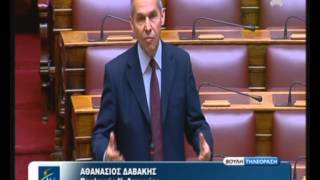 Δαβάκης 25/06/2015 - Επίκαιρη Ερώτηση για Μονάδες Τεχνητού Νεφρού Λακωνίας.