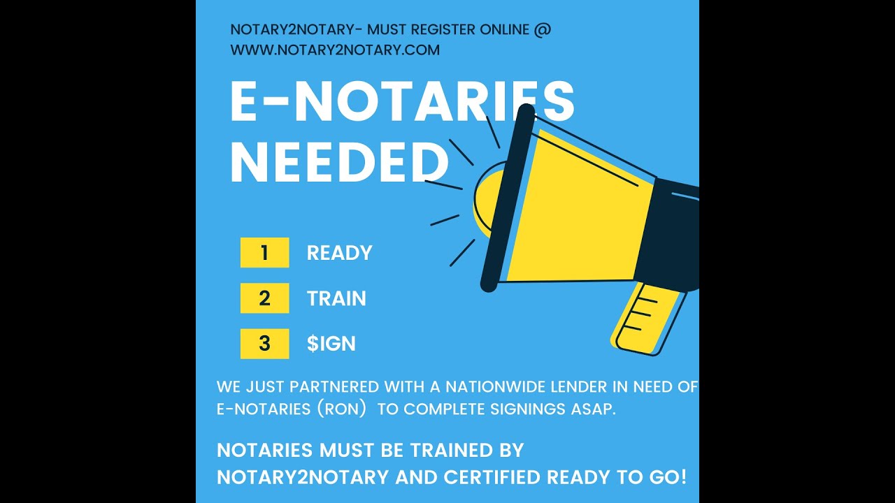 E Notary Online Training Session Notary2notary Youtube