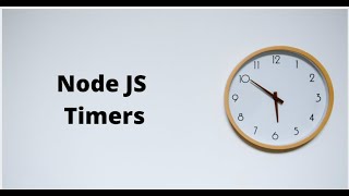 Timer function in #nodejs | setTimeout(), setImmediate(), setInterval() function #javascript