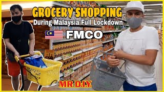 GROCERY SHOPPING DURING FMCO | MALAYSIA FULL LOCKDOWN | JOEL CARPO